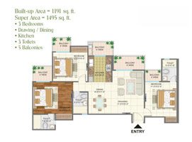3 BHK Layout